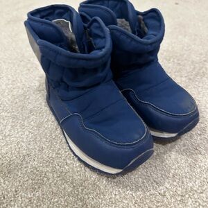 Cozy Blue Kids Winter Boots